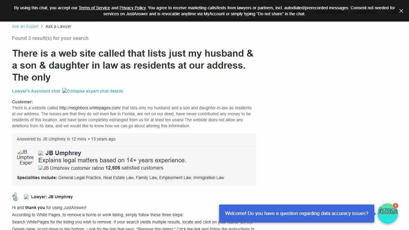 How to Remove Incorrect Residents from Online Listings